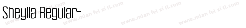Sheylla Regular字体转换